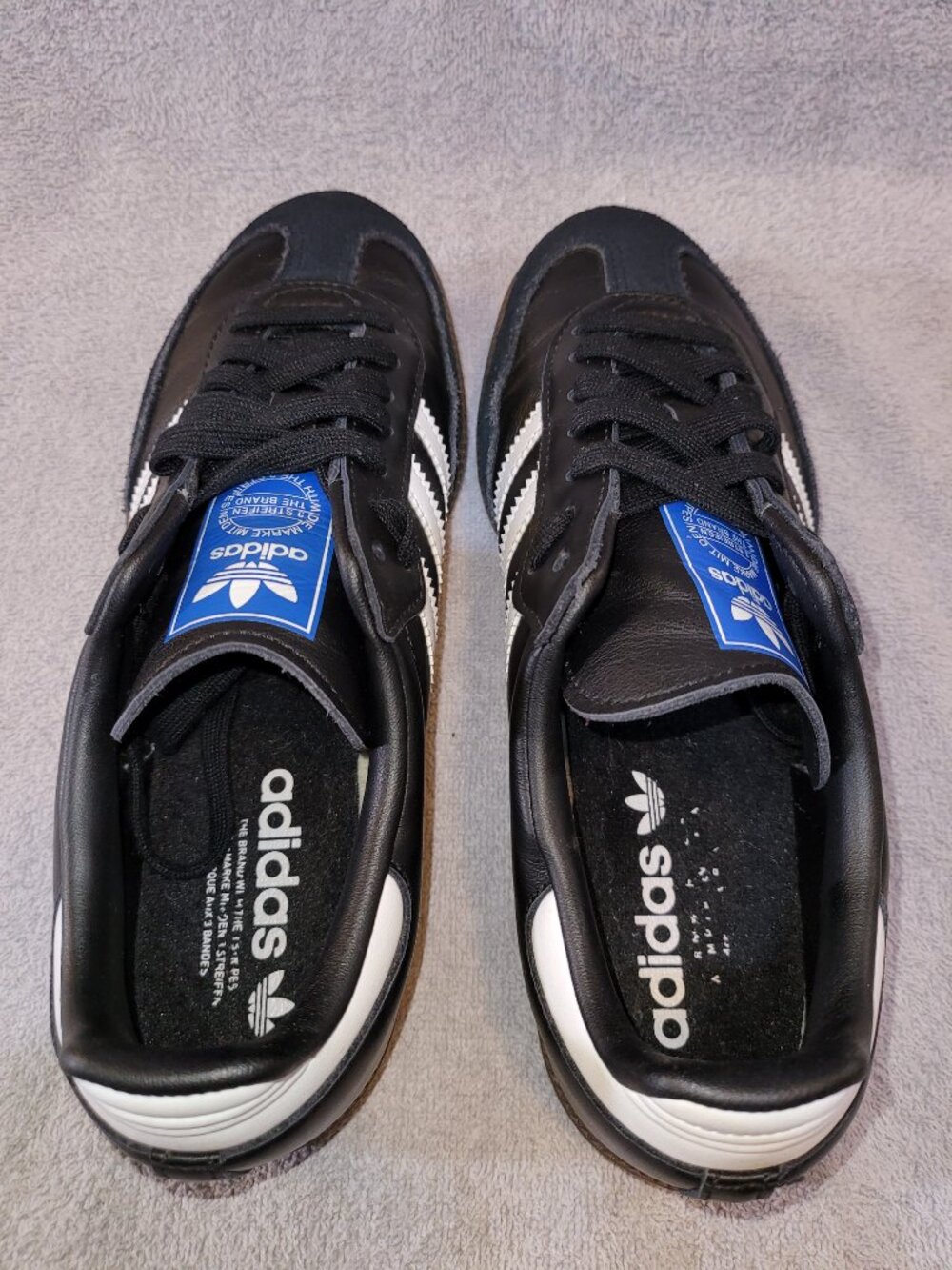 Adidas Samba OG Originals Black White Brown Gum B75807 Mens Size 6.5 Sneakers - Picture 6 of 16